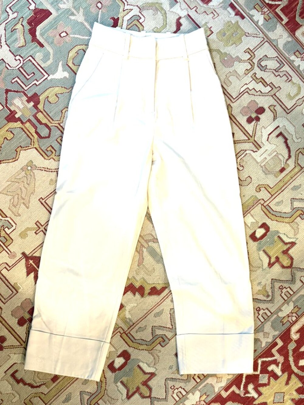 & Other Stories High-Waisted Trousers, Size 0